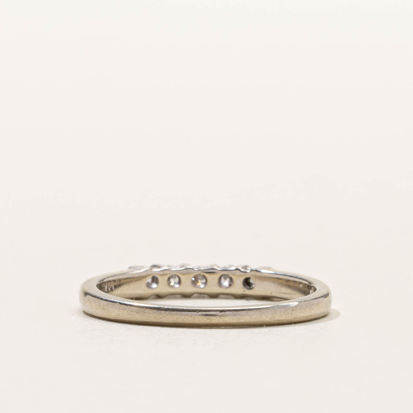 14k Five Stone Diamond Band | SZ 5