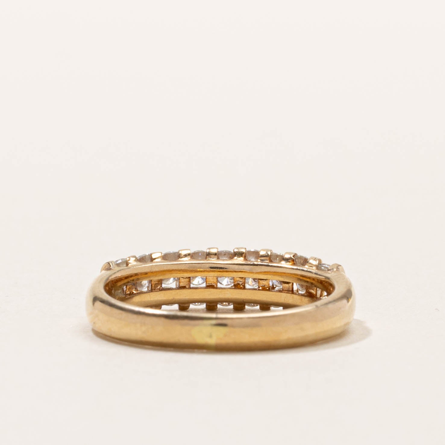 14k Multi Column Channel Set Diamond Ring | SZ 5