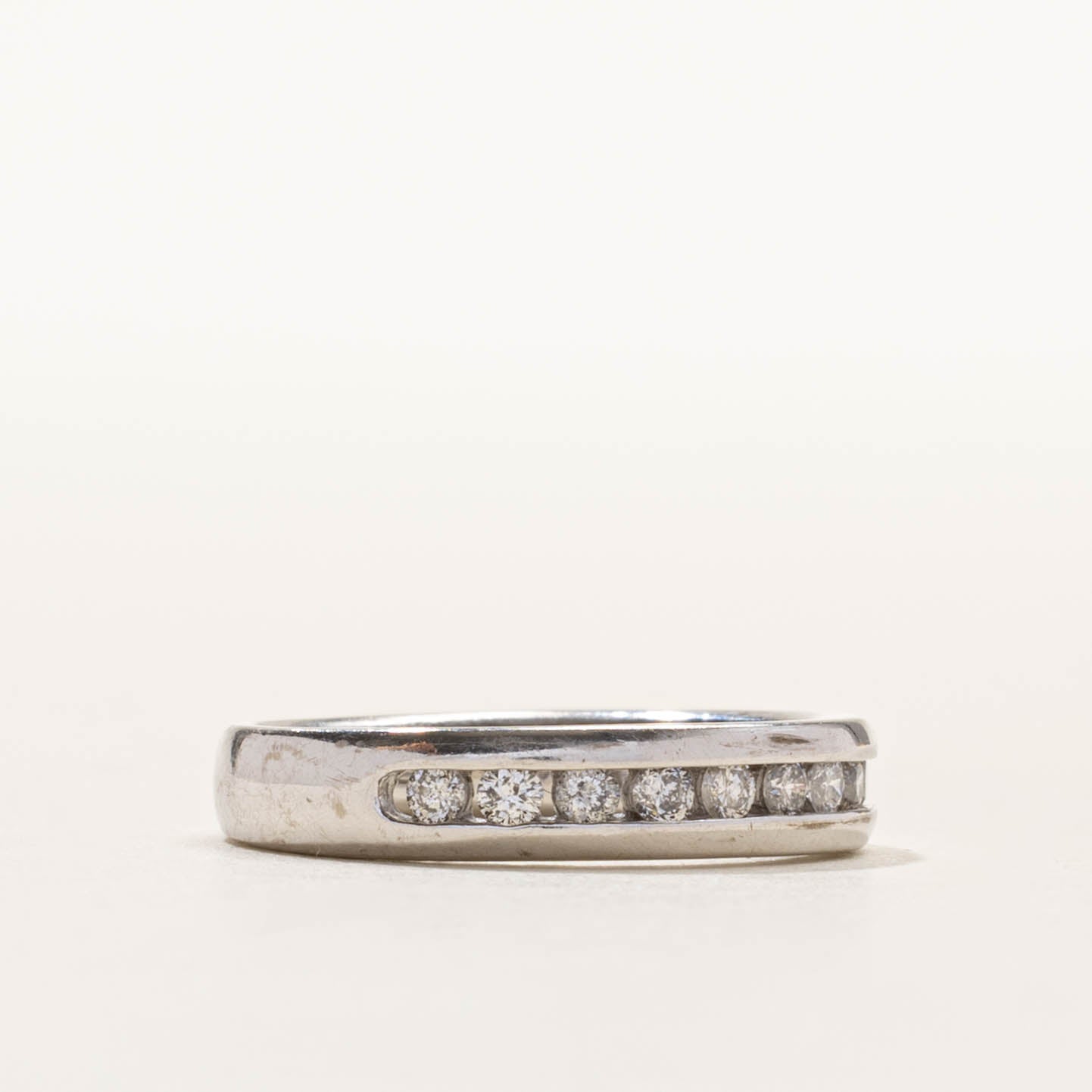 14k Semi Eternity Diamond Band | SZ 4.75