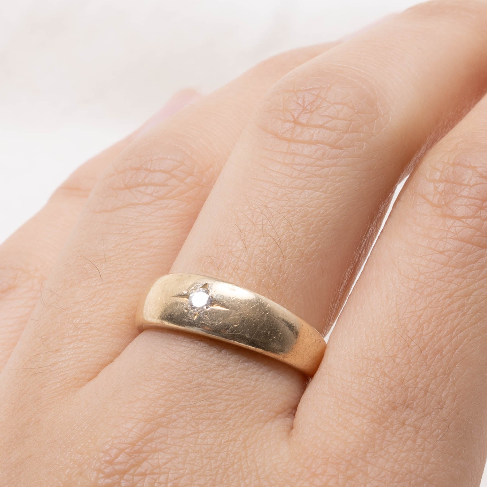 14k Star Set Diamond Ring | SZ 7.25