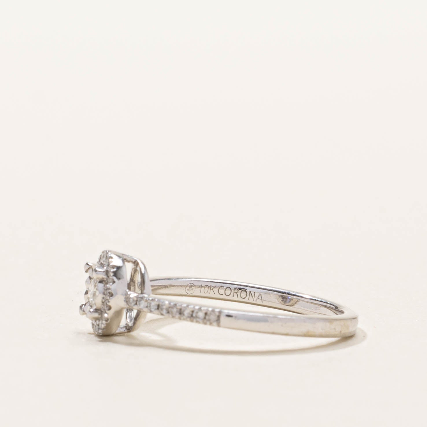 Canadian Diamond Halo Ring | SZ 3.75