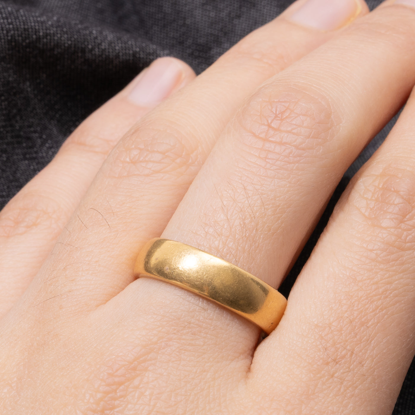 1917 Birmingham 22k Plain Band | 5.85mm | SZ 9