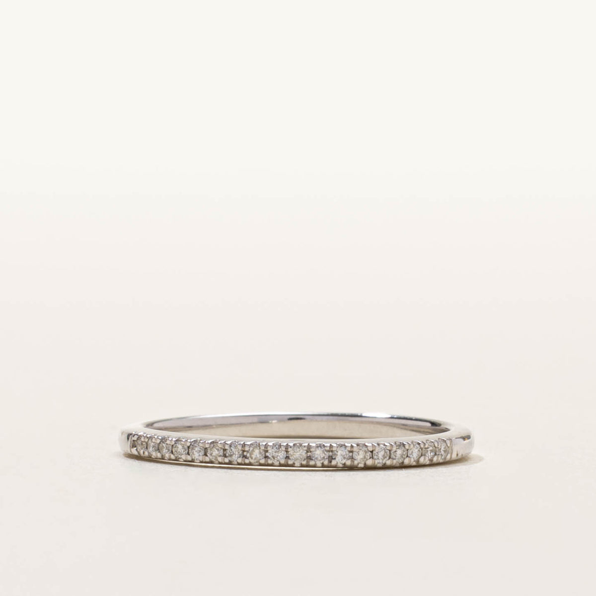 10k Semi Eternity Diamond Band | 1.64mm | SZ 7