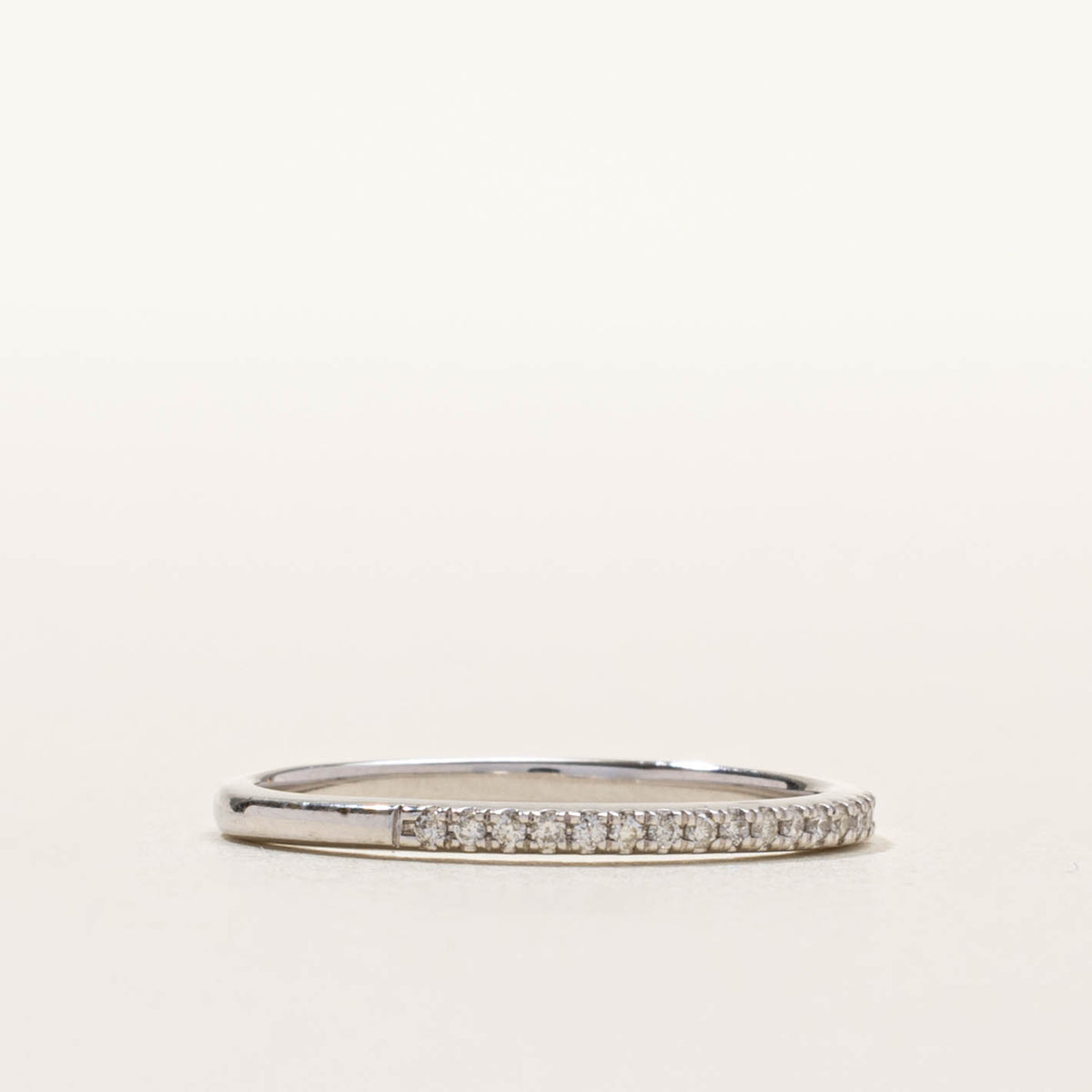 10k Semi Eternity Diamond Band | 1.64mm | SZ 7
