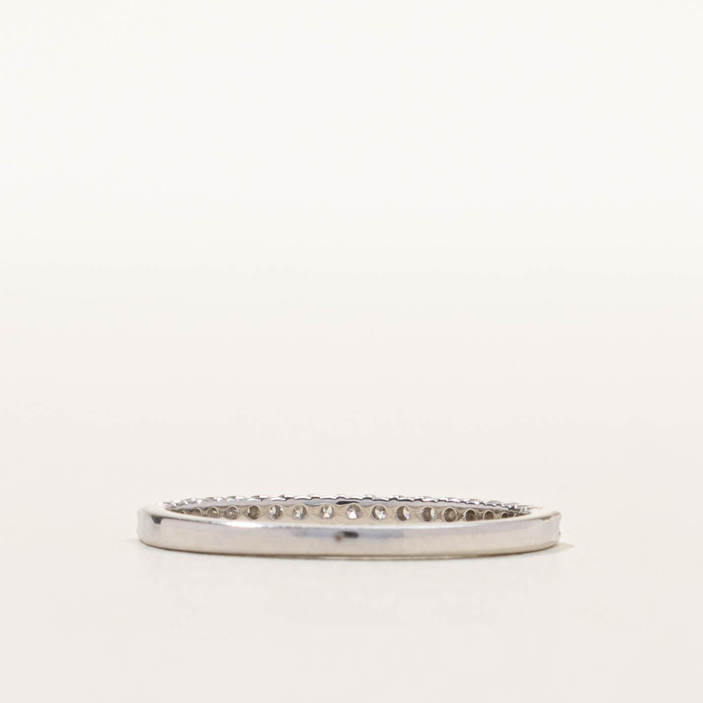 10k Semi Eternity Diamond Band | SZ 7