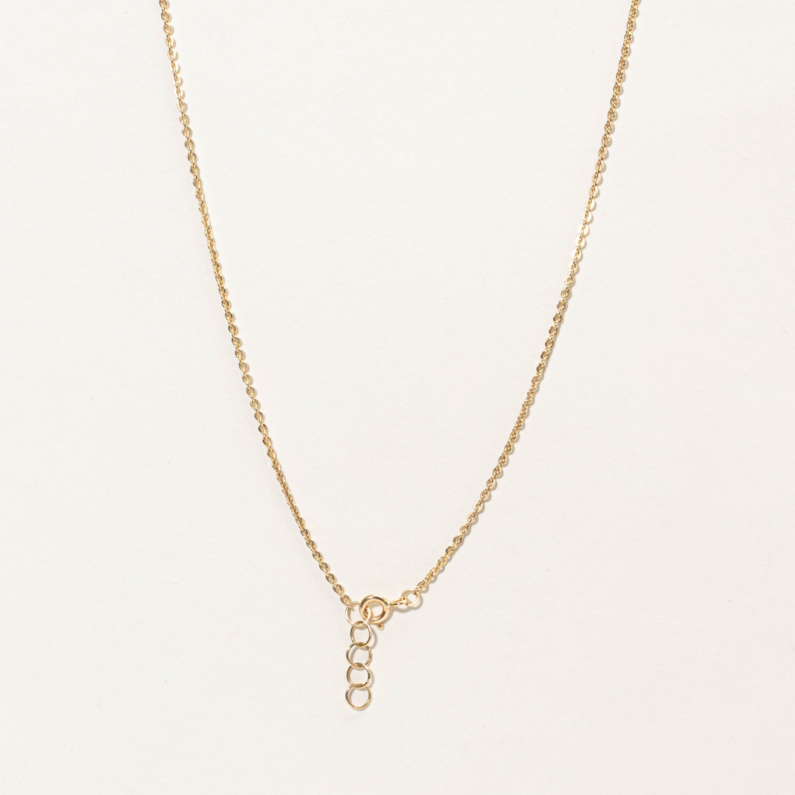 18k Zephyrlily Lariat Necklace | 16"