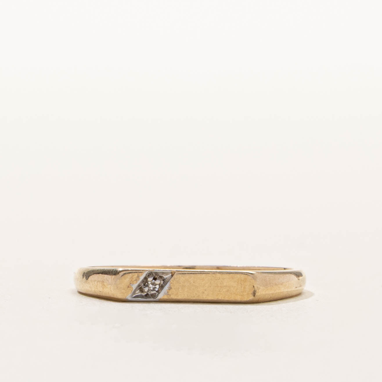 10k Diagonal Diamond Band | SZ 6