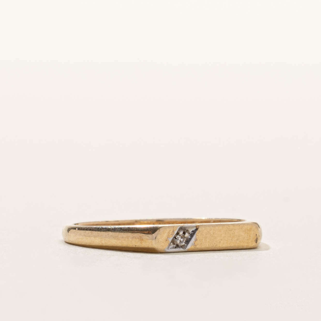 10k Diagonal Diamond Band | SZ 6