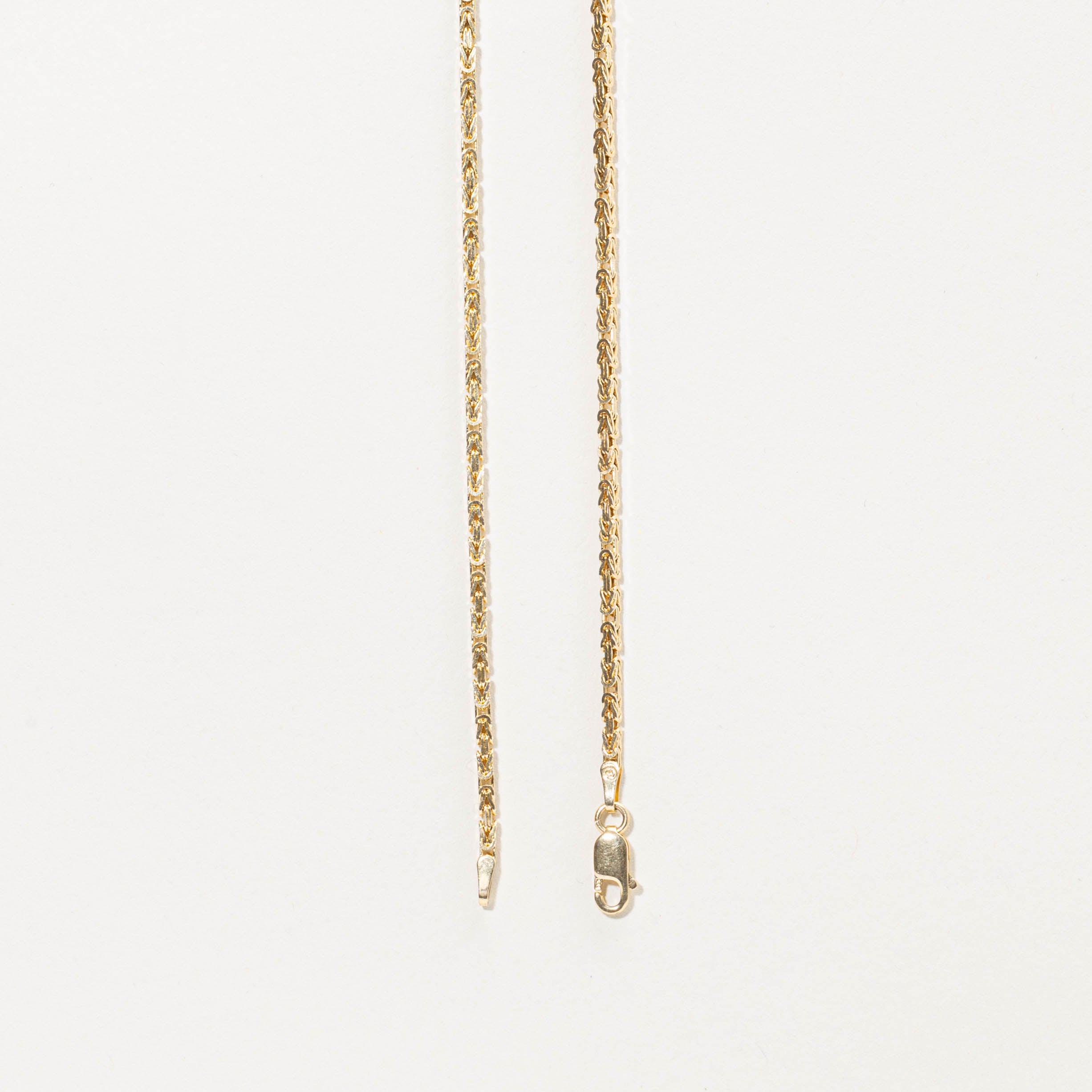 14k Byzantine Link Chain | 20” | 1.7mm
