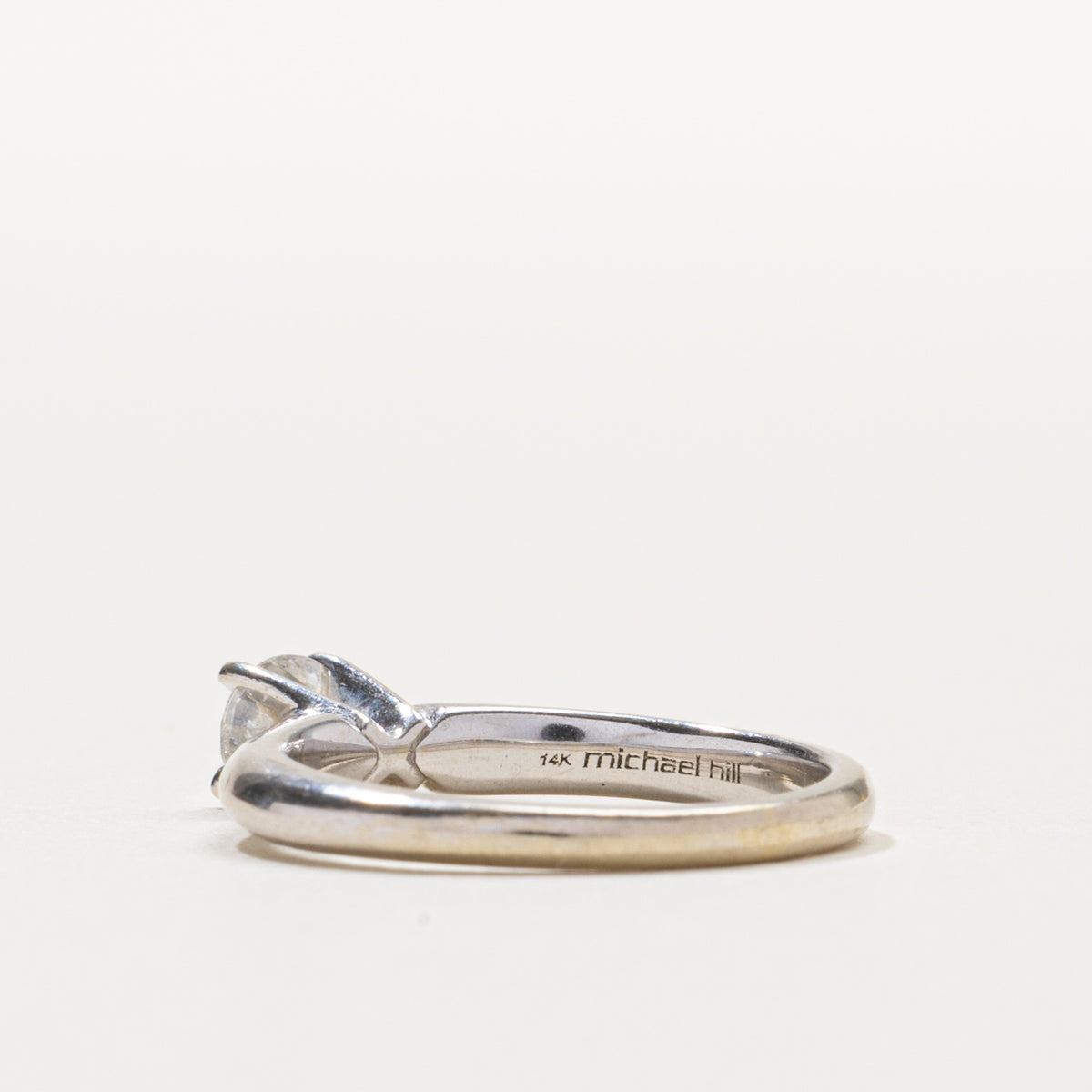 14k Solitaire Round Brilliant Diamond Ring | 0.32ct I2 F/G | SZ 4.5