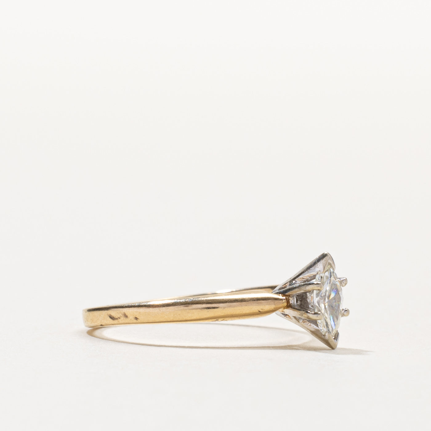 14k Solitaire Marquise Cut Diamond Ring | 0.20ctw | SZ 5.5