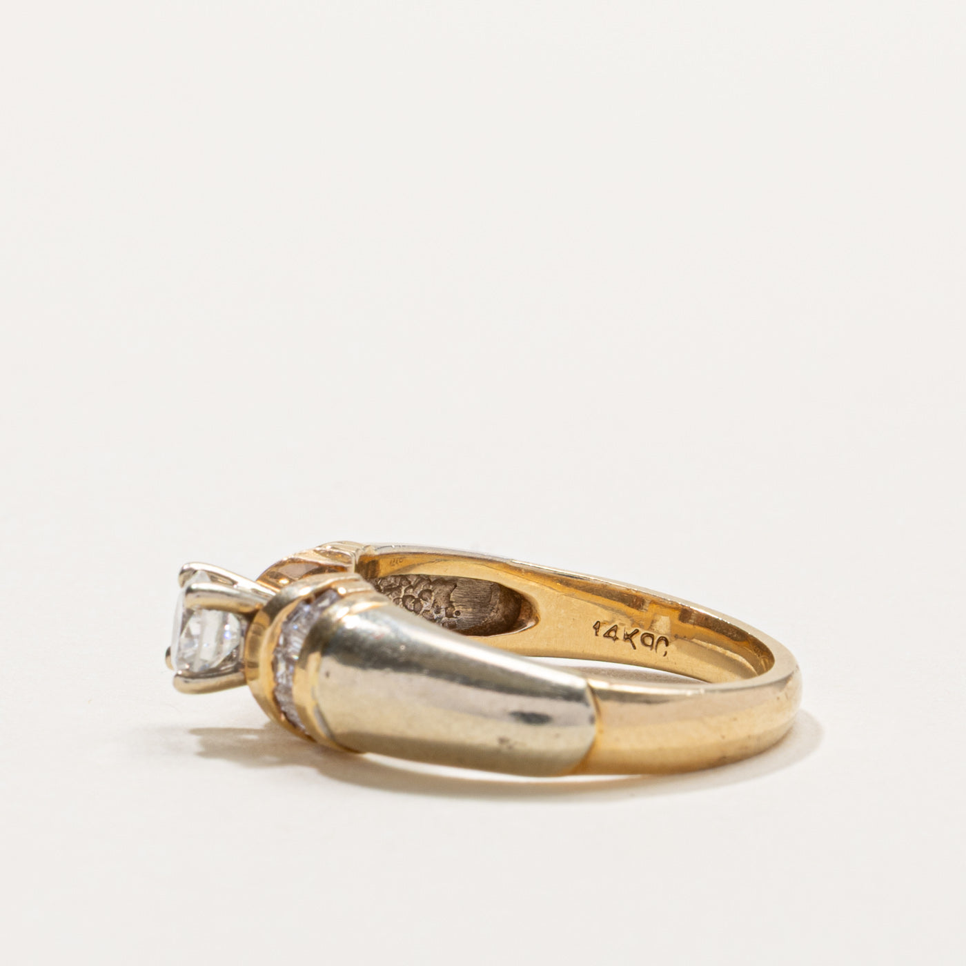 14k Diamond Baguette Cut Accented Ring | 0.44ctw | SZ 6.75