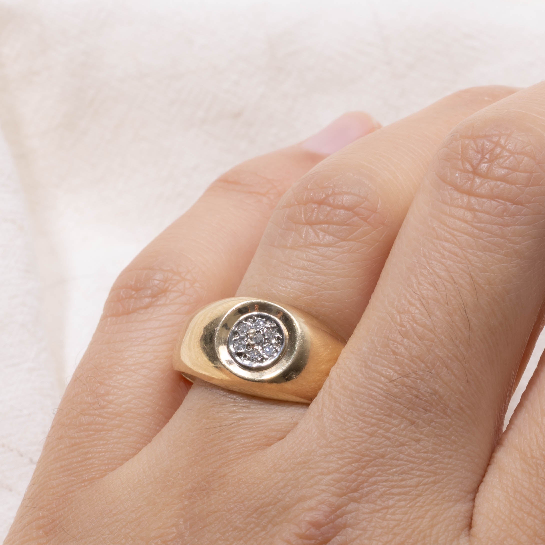 10k Diamond Cluster Dome Ring | SZ 9.75
