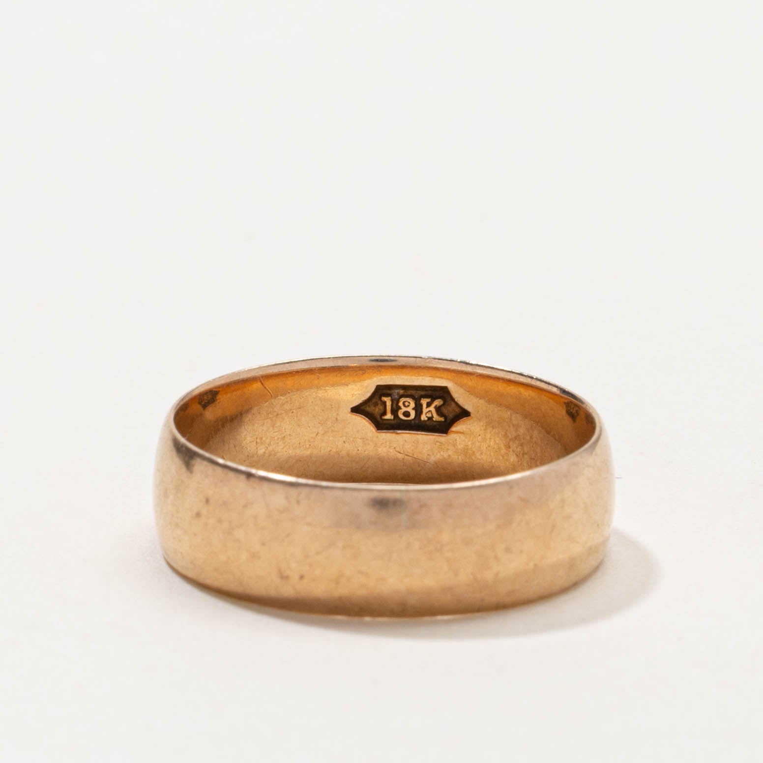 18k Yellow Gold Plain Band | 6.00mm | SZ 7.25