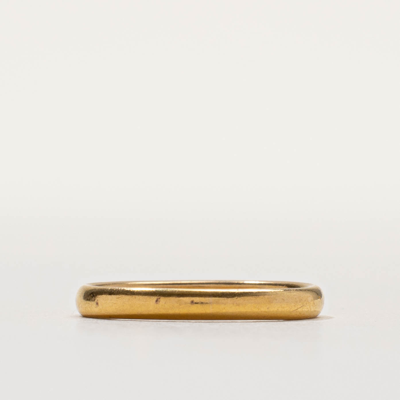 1953 London 22k Thin Stacking Band | 2.40mm | SZ 6