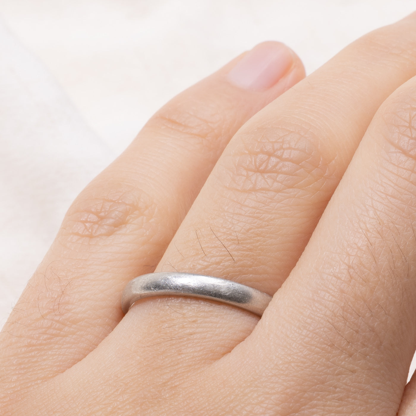 'Tiffany & Co.' Tiffany Forever Wedding Band Ring | 2.90mm | SZ 8.75