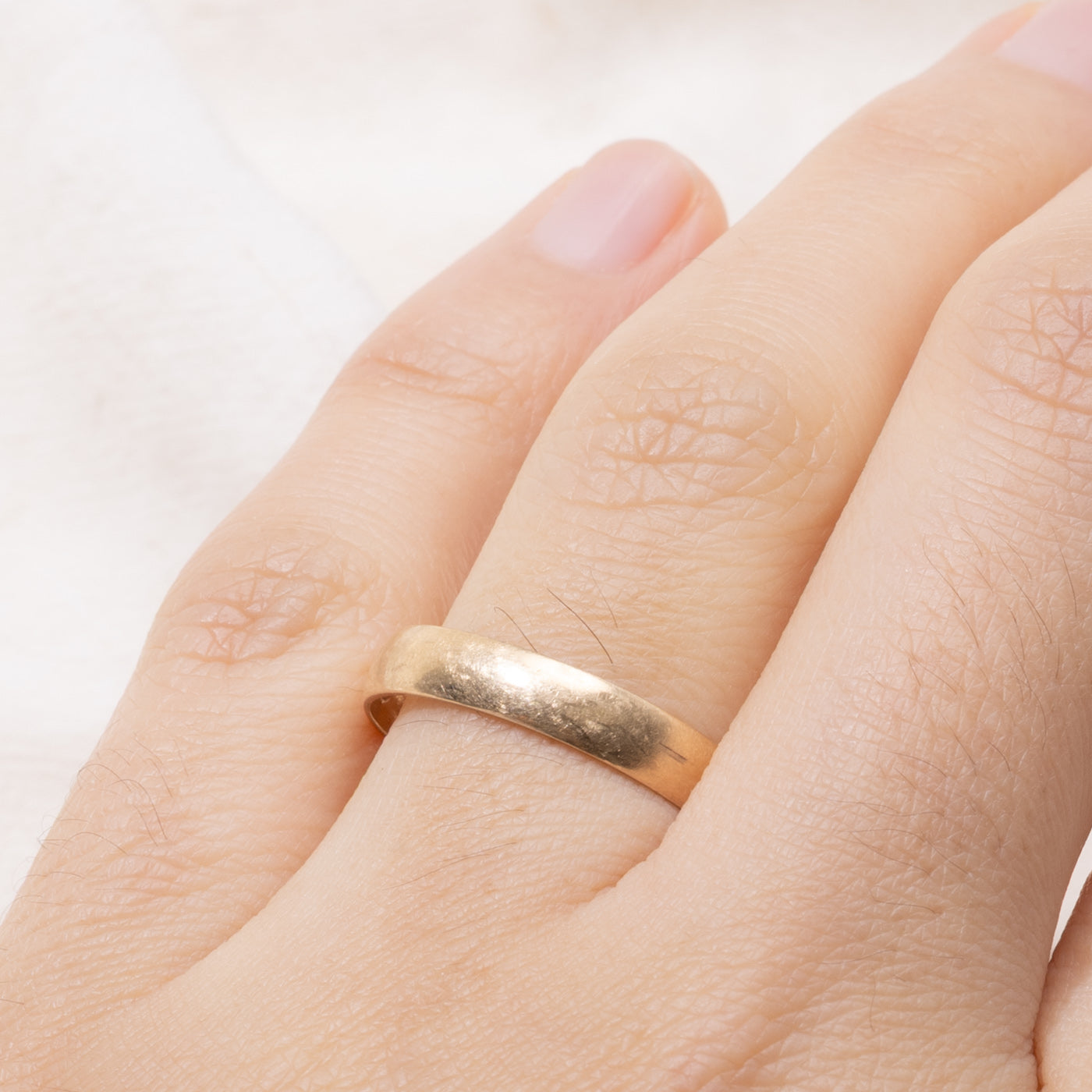 Vintage Canadian 14k Plain Band | 3.65mm | SZ 8.5