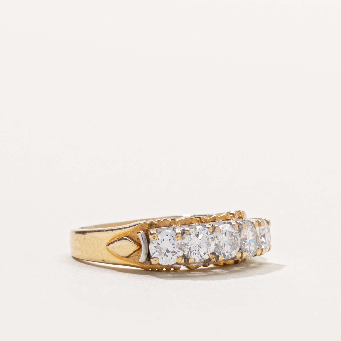 14k Five Stone Diamond Ring | 0.20ct | SZ 5.75