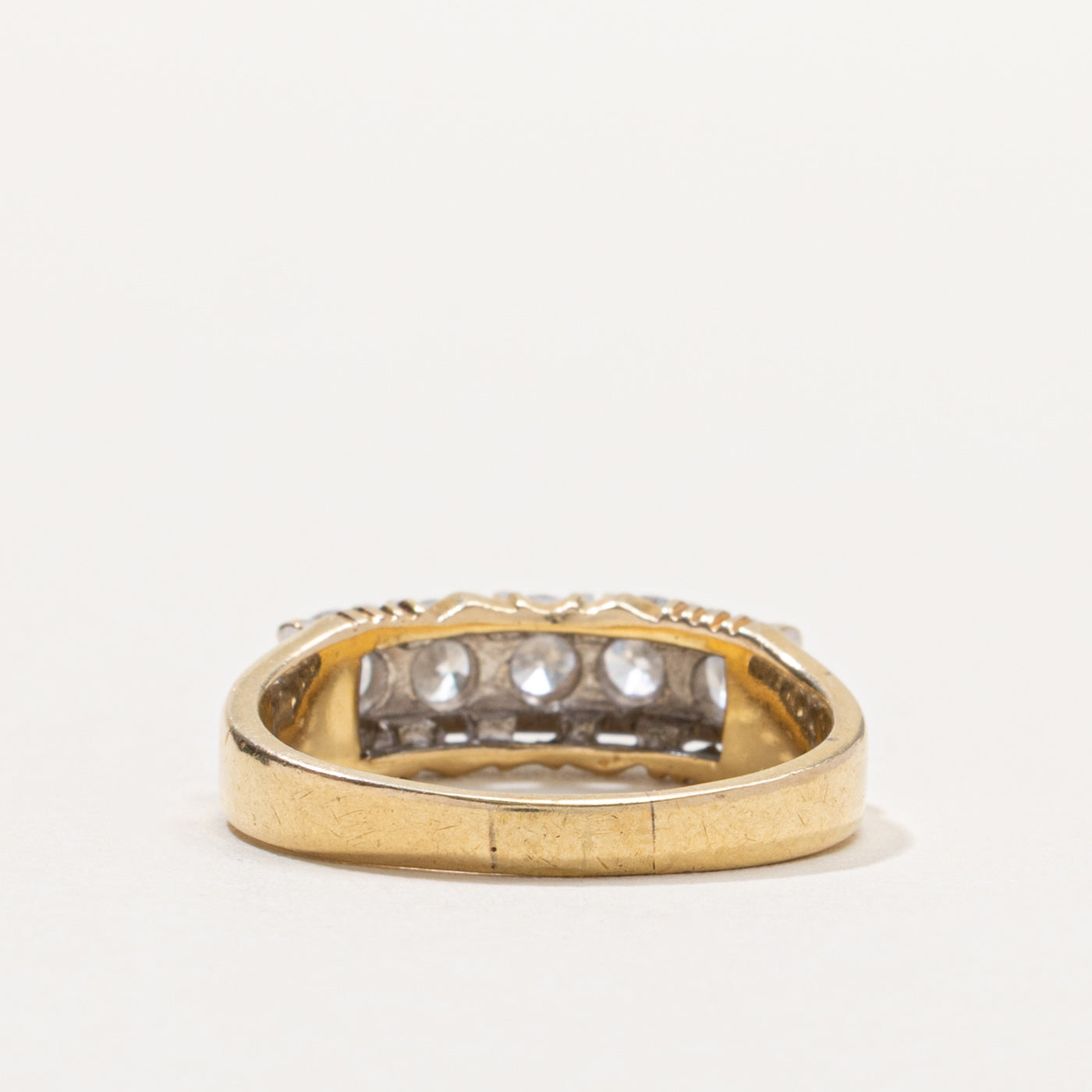14k Five Stone Diamond Ring | 0.20ct | SZ 5.75