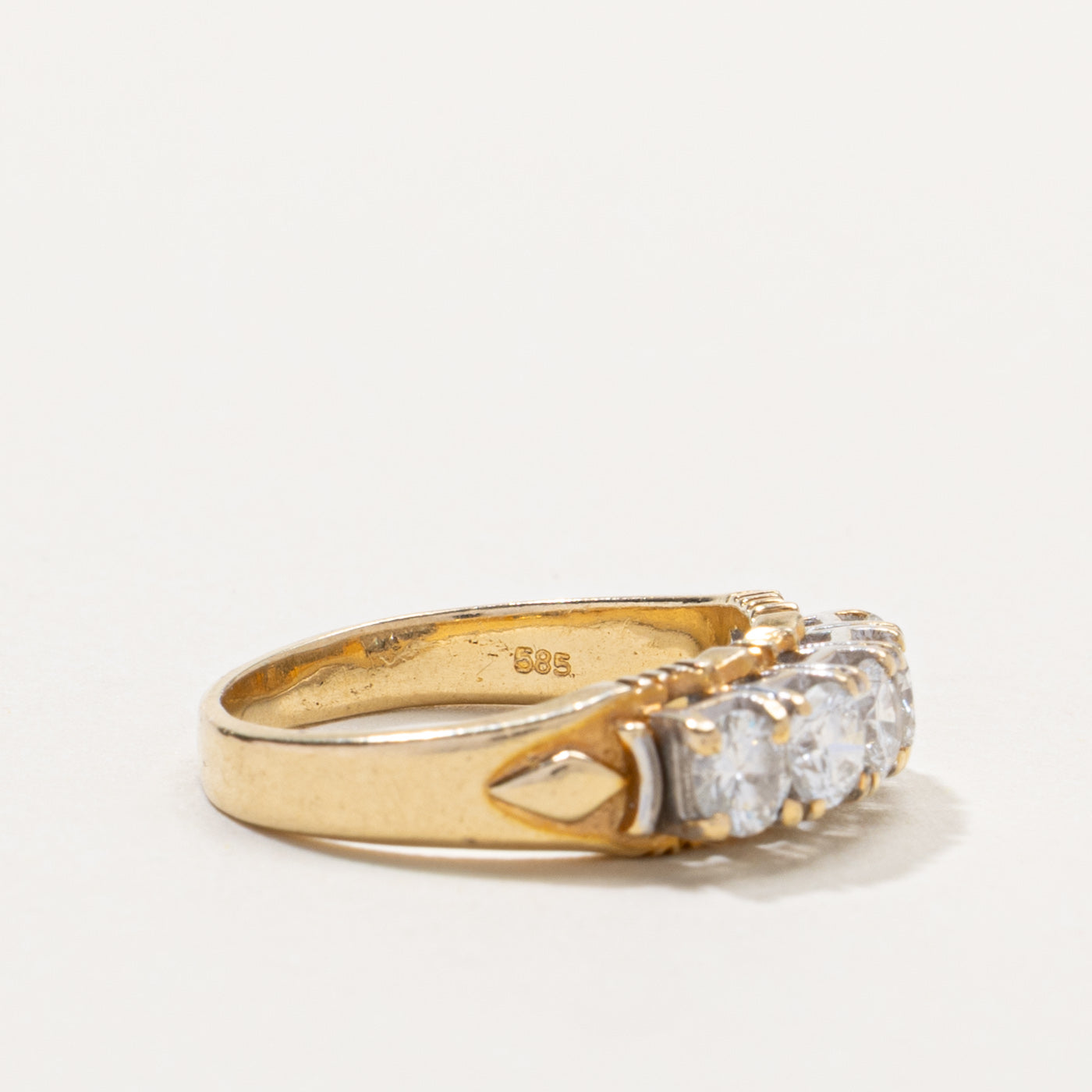 14k Five Stone Diamond Ring | 0.20ct | SZ 5.75