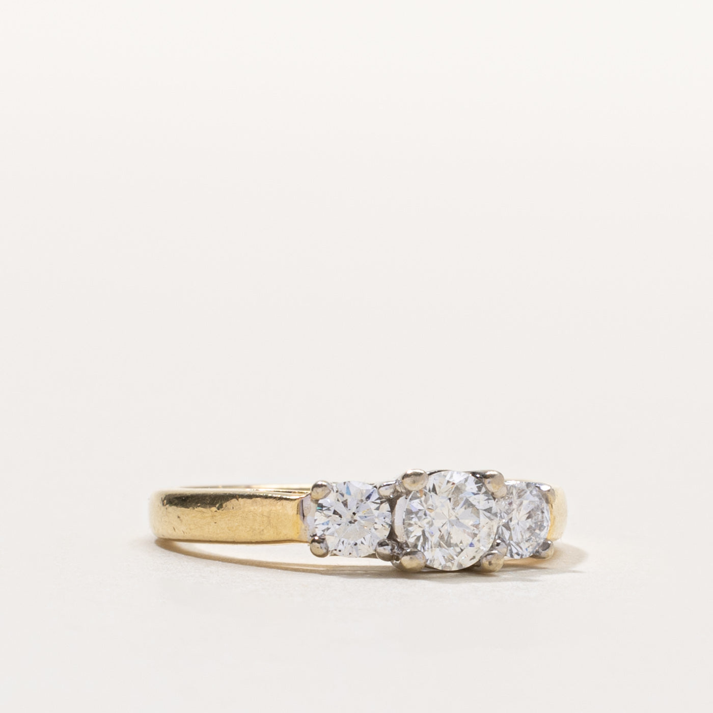 14k Three Stone Diamond Ring | 0.70ctw | SZ 6.5