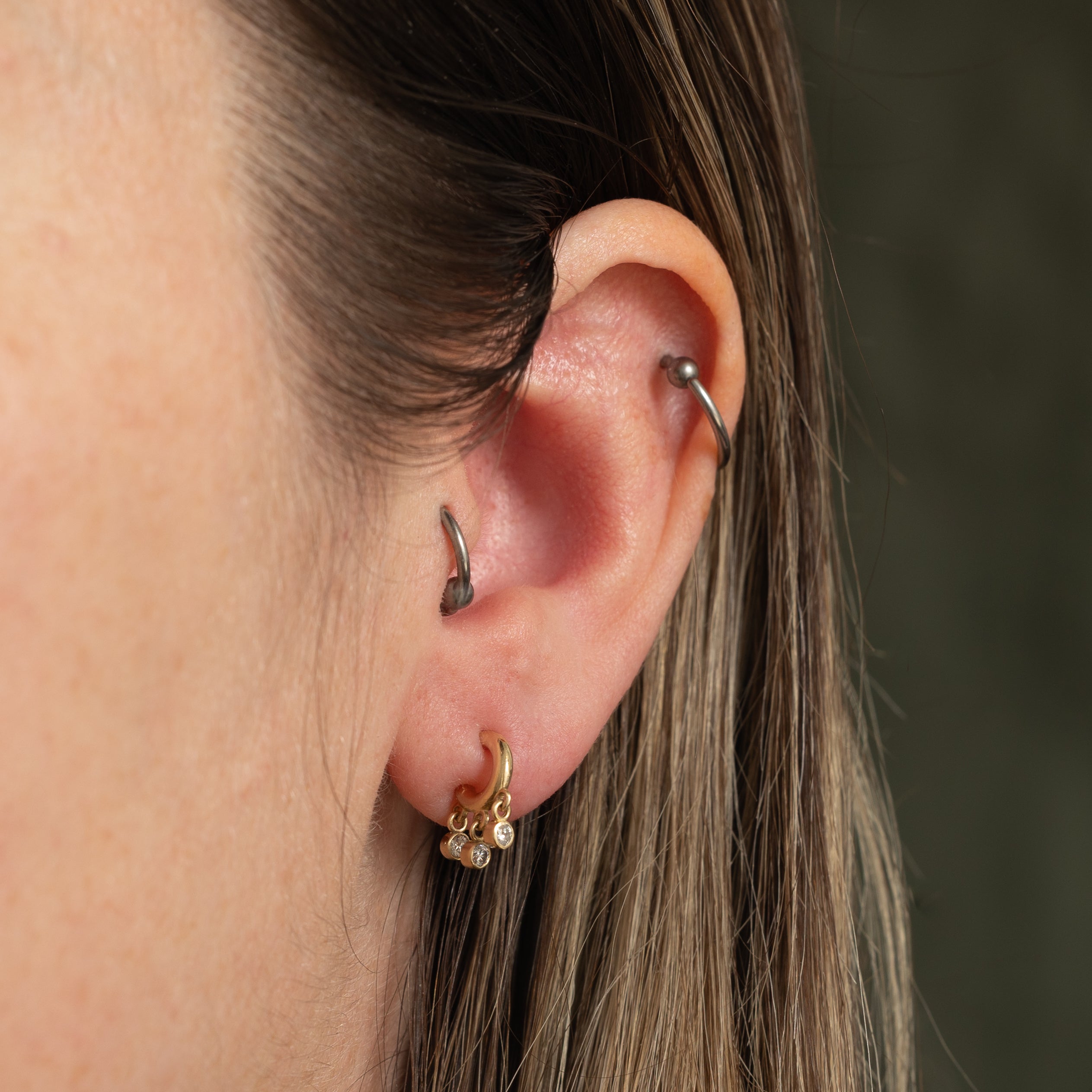 '100 Ways' 14k Diamond Dangle Earrings | 0.20ctw