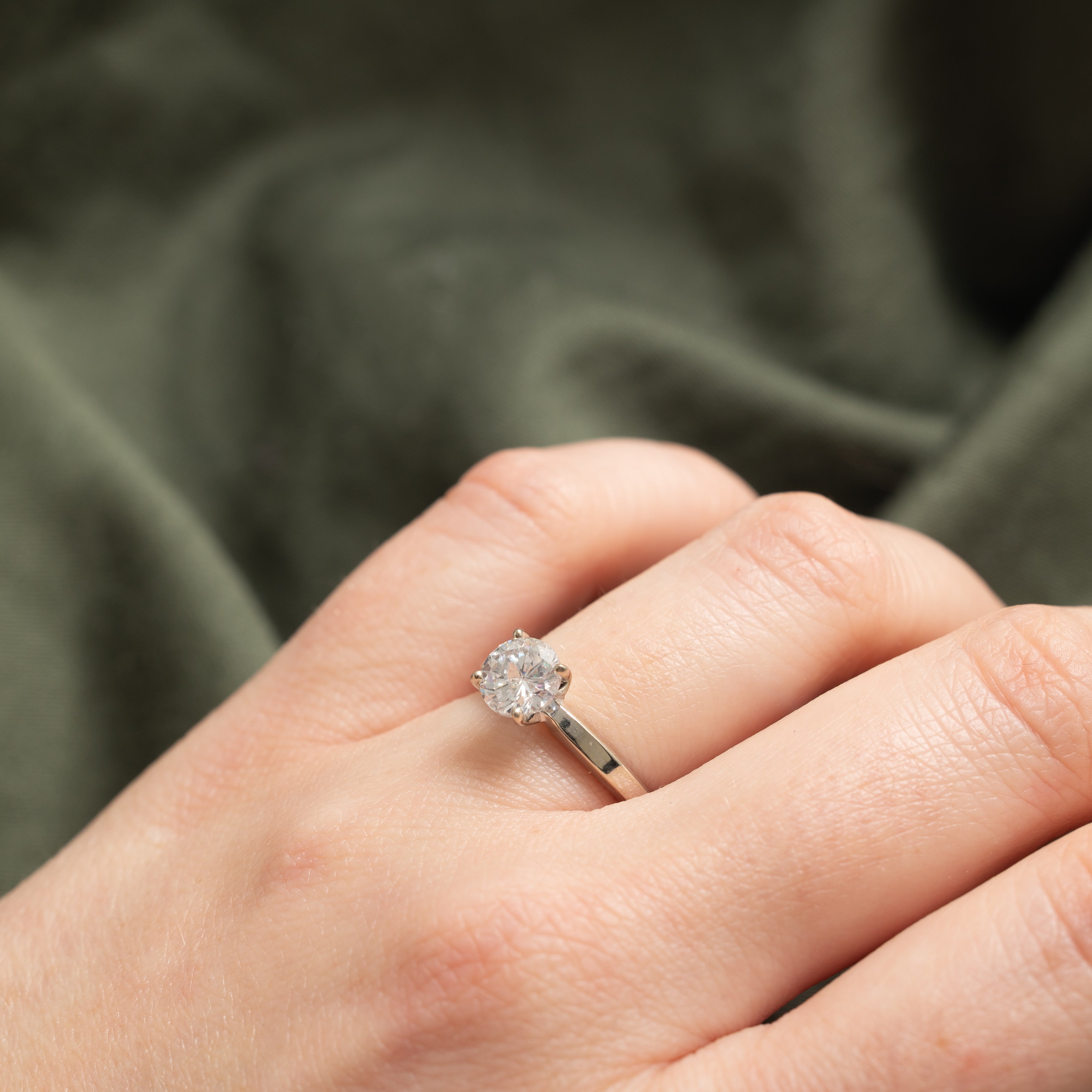 '100 Ways' 14k Diamond Engagement Solitaire | 1.13ct | SZ 5.5