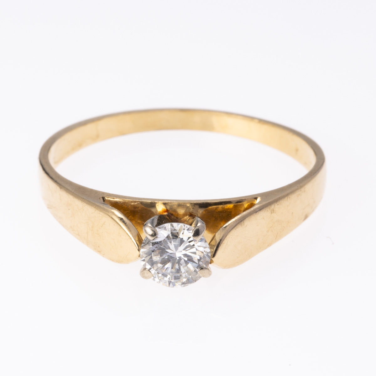 14K Yellow Gold Diamond Ring | 0.36 ct | SZ 6.75 |
