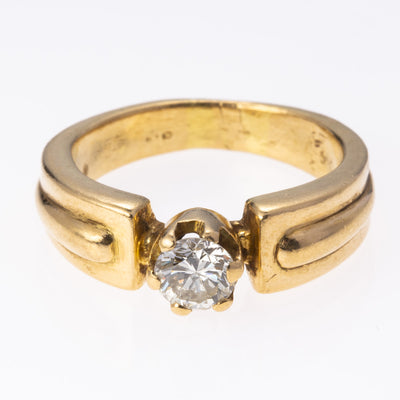 18K Yellow Gold Diamond Ring | 0.53 ct | SZ 7  |