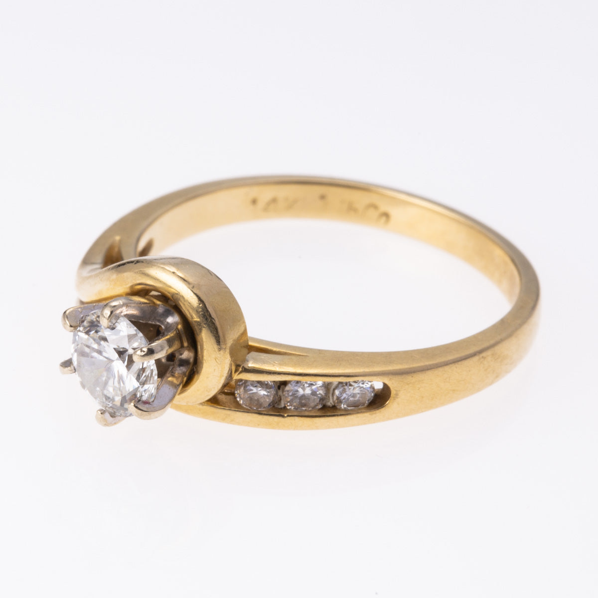 14K Yellow Gold Diamond Ring | 0.48 ctw | SZ 6  |