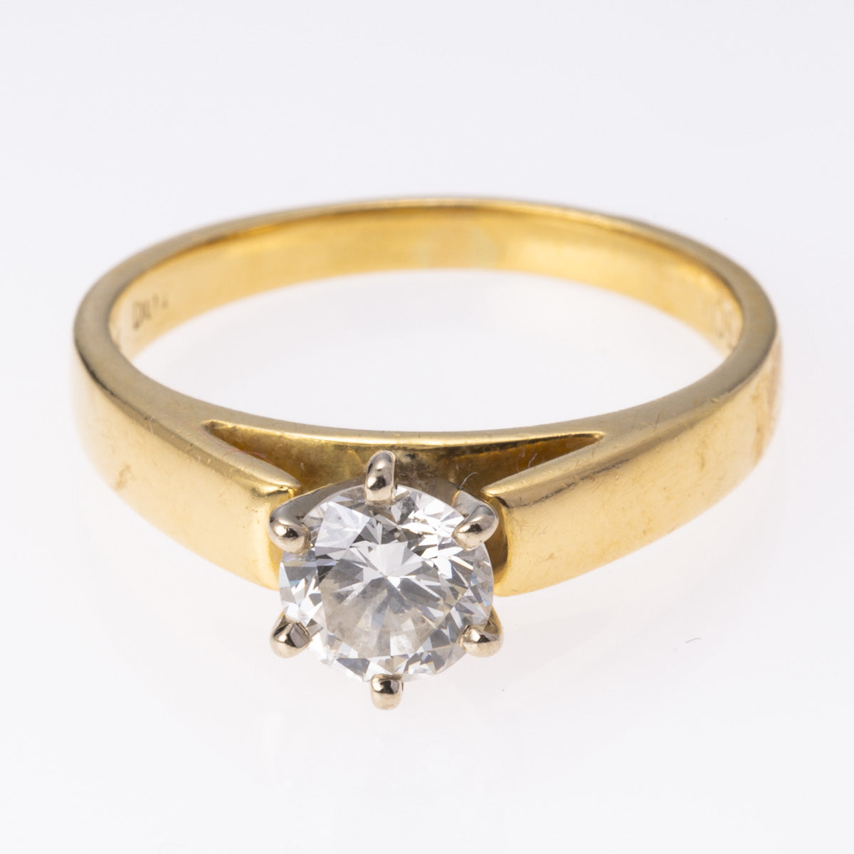 Birks 6-Prong Diamond Solitaire Engagement Ring | 0.70 ct VS1 I | SZ 7.25 |