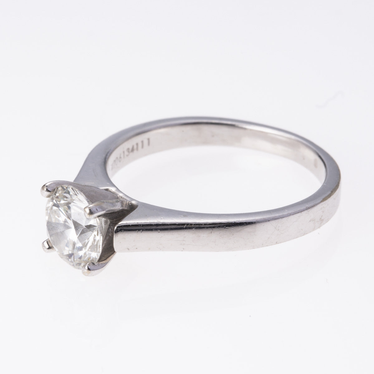 14K White Gold Hand Assembled 4-Prong Diamond Ring | 1.00 ct | SZ  |