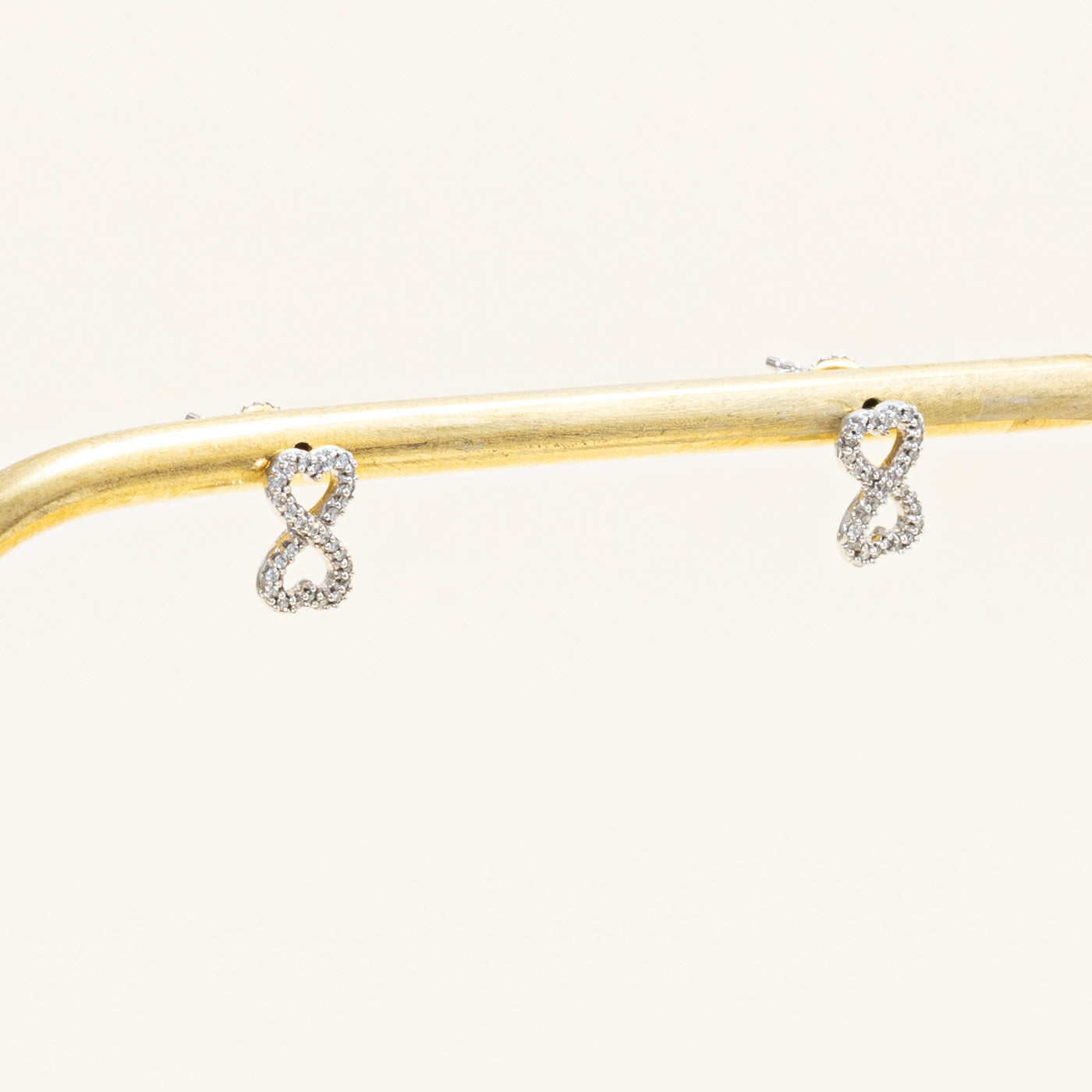 Diamond Infinity Earrings | 0.12ctw |