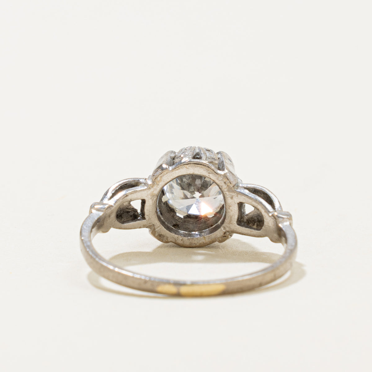 Art Deco Transitional Cut Diamond Ring | 1.15ct VS2 G/H | SZ 5.75