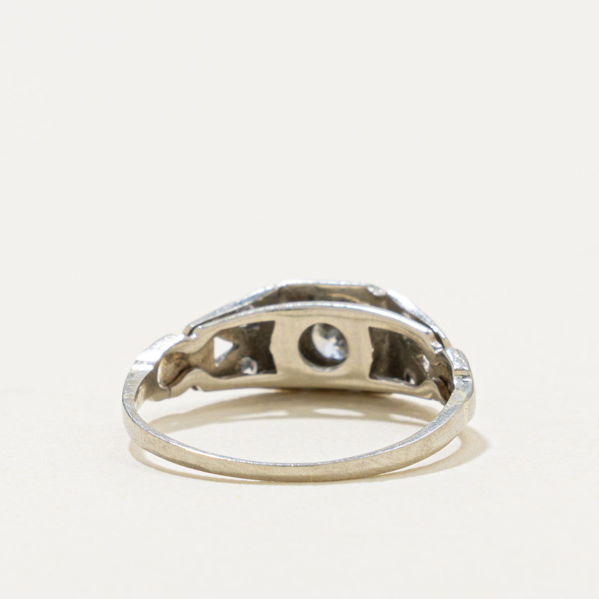18k Transitional Cut Diamond Ring | 0.10ctw | SZ 4