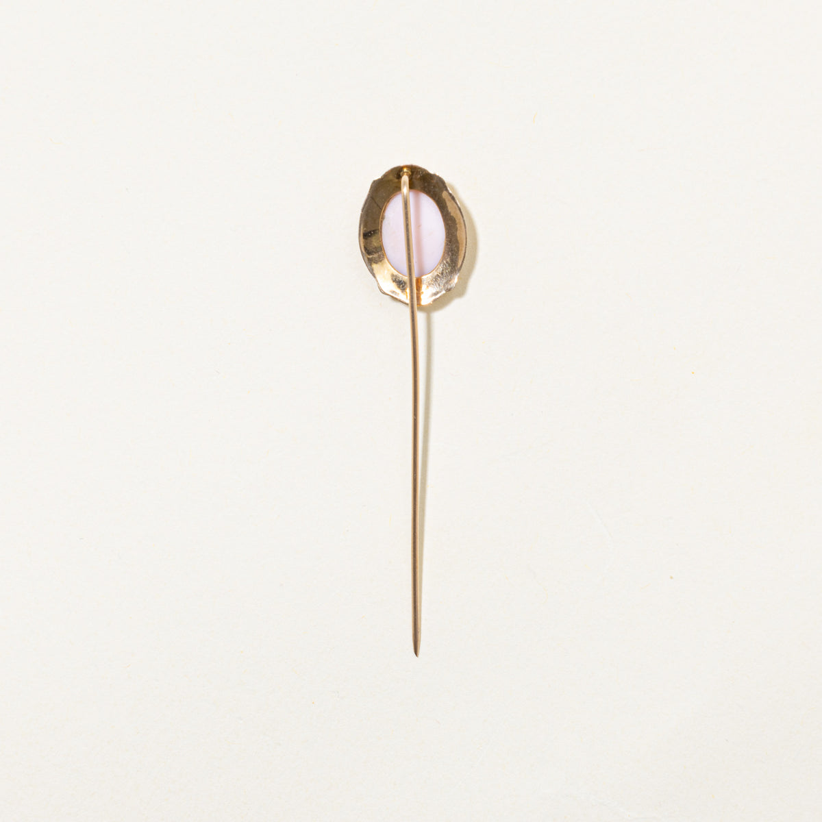 9k Shell Cameo Pin | 1.50ct