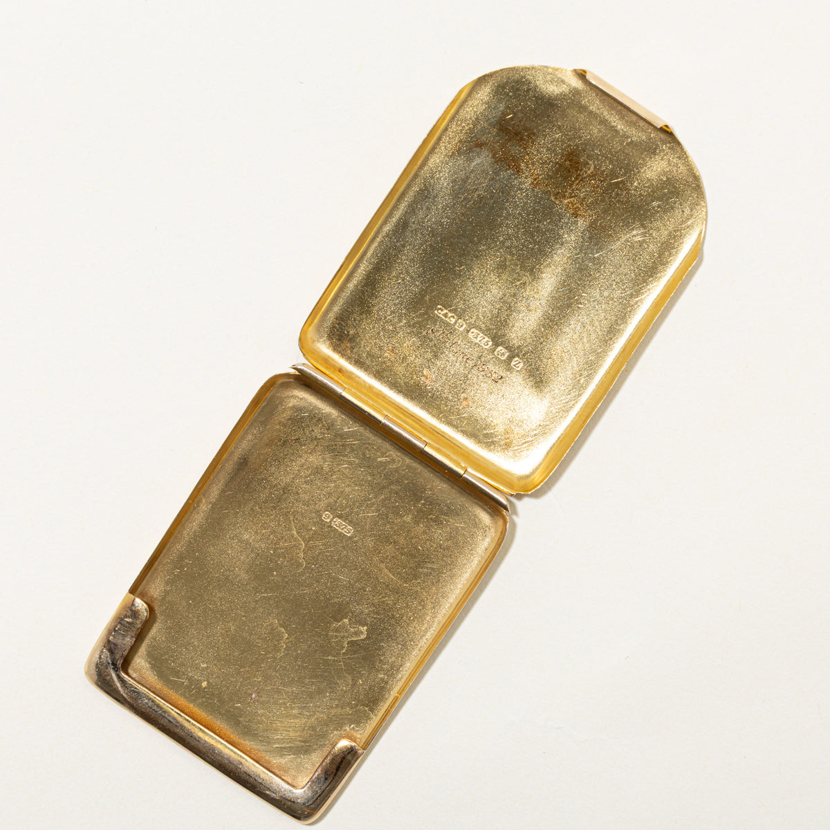 1924 Birmingham 9k Engraved Crown "K" Matchbook Holder