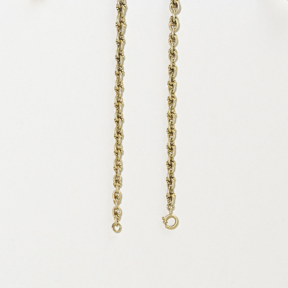 14k Modified Ornate Cable Link Chain | 16"