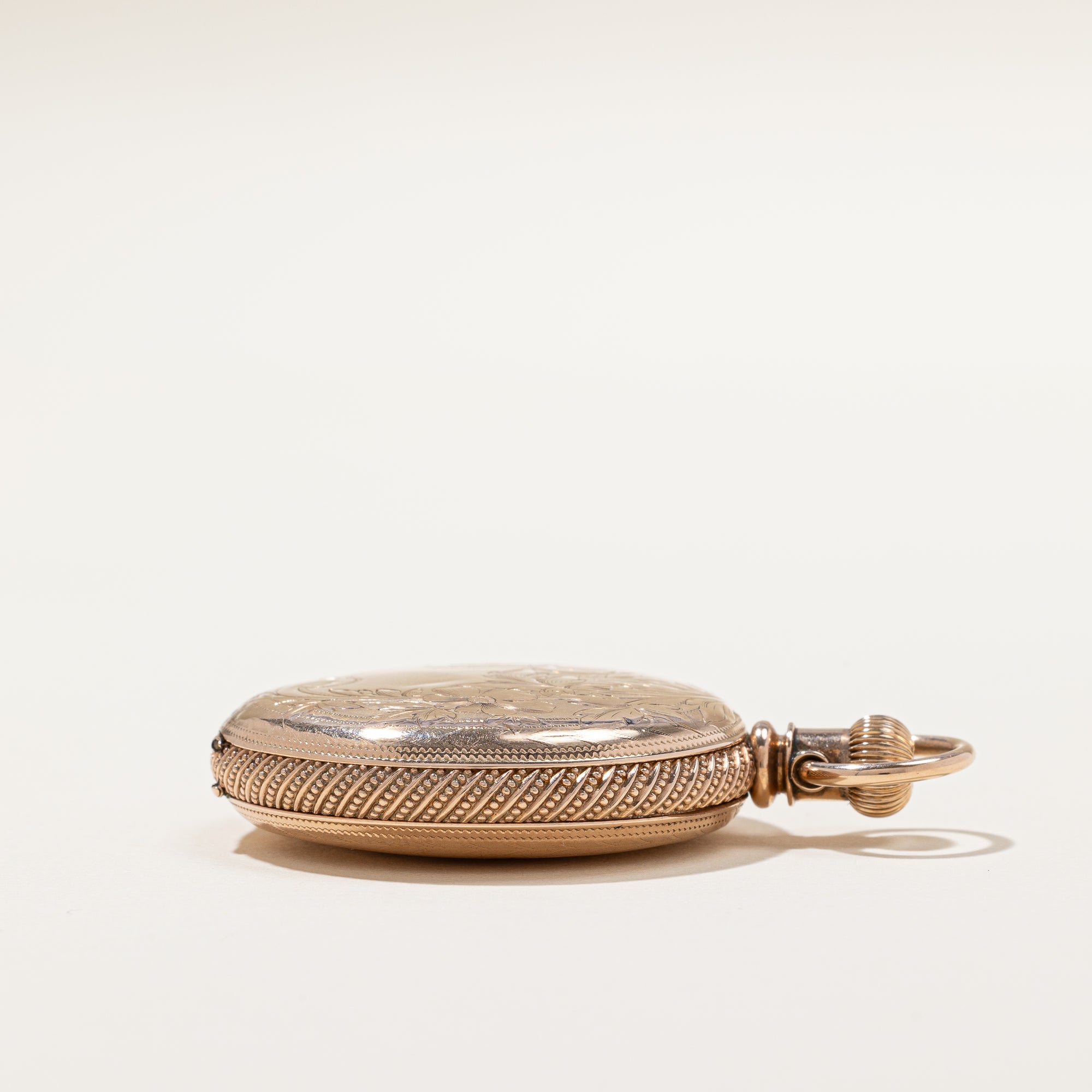 Waltham Antique 9k Yellow Gold Pocket Watch