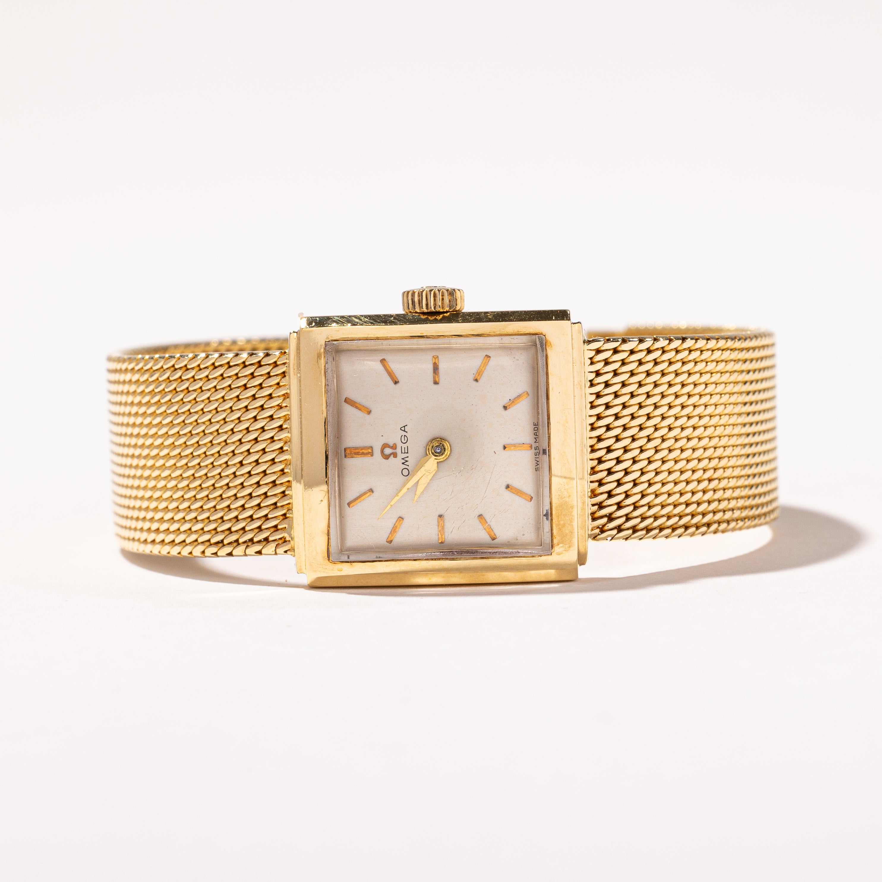 Omega' 1960s Woven Gold Watch | 6.5" |