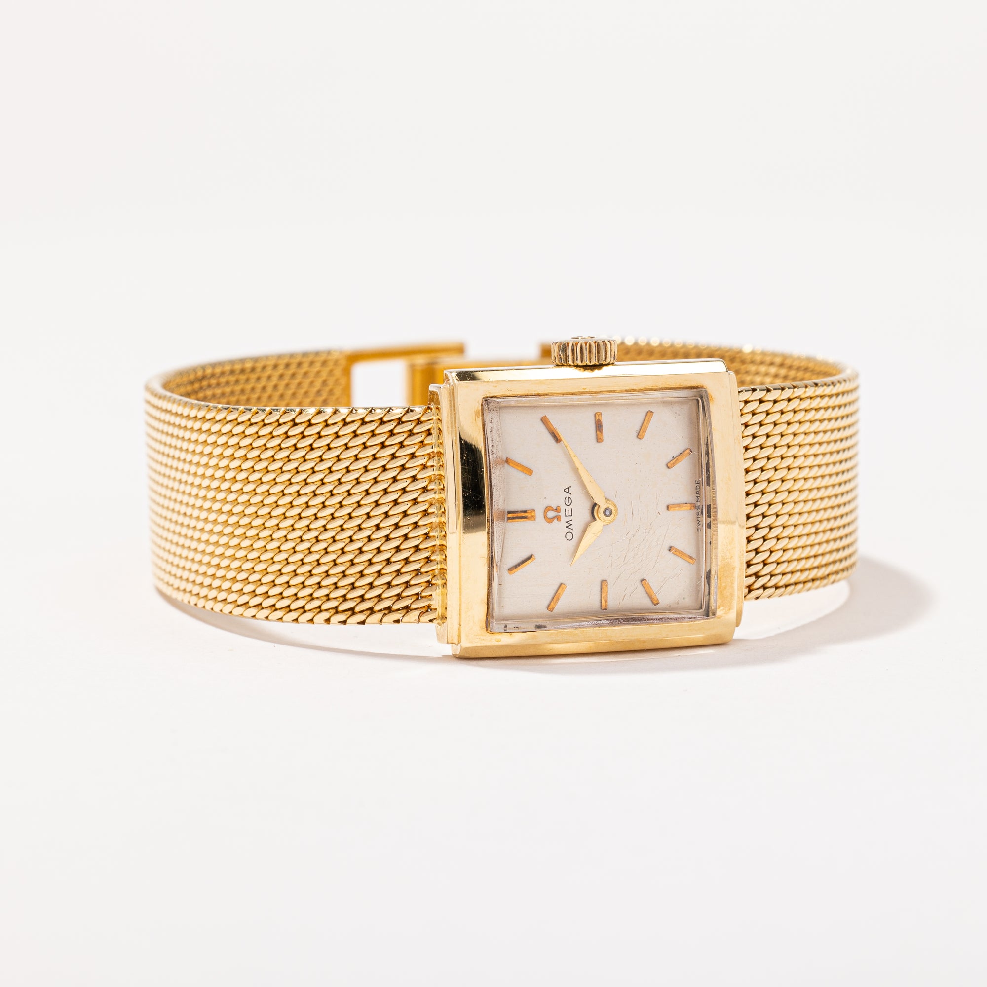 Omega' 1960s Woven Gold Watch | 6.5
