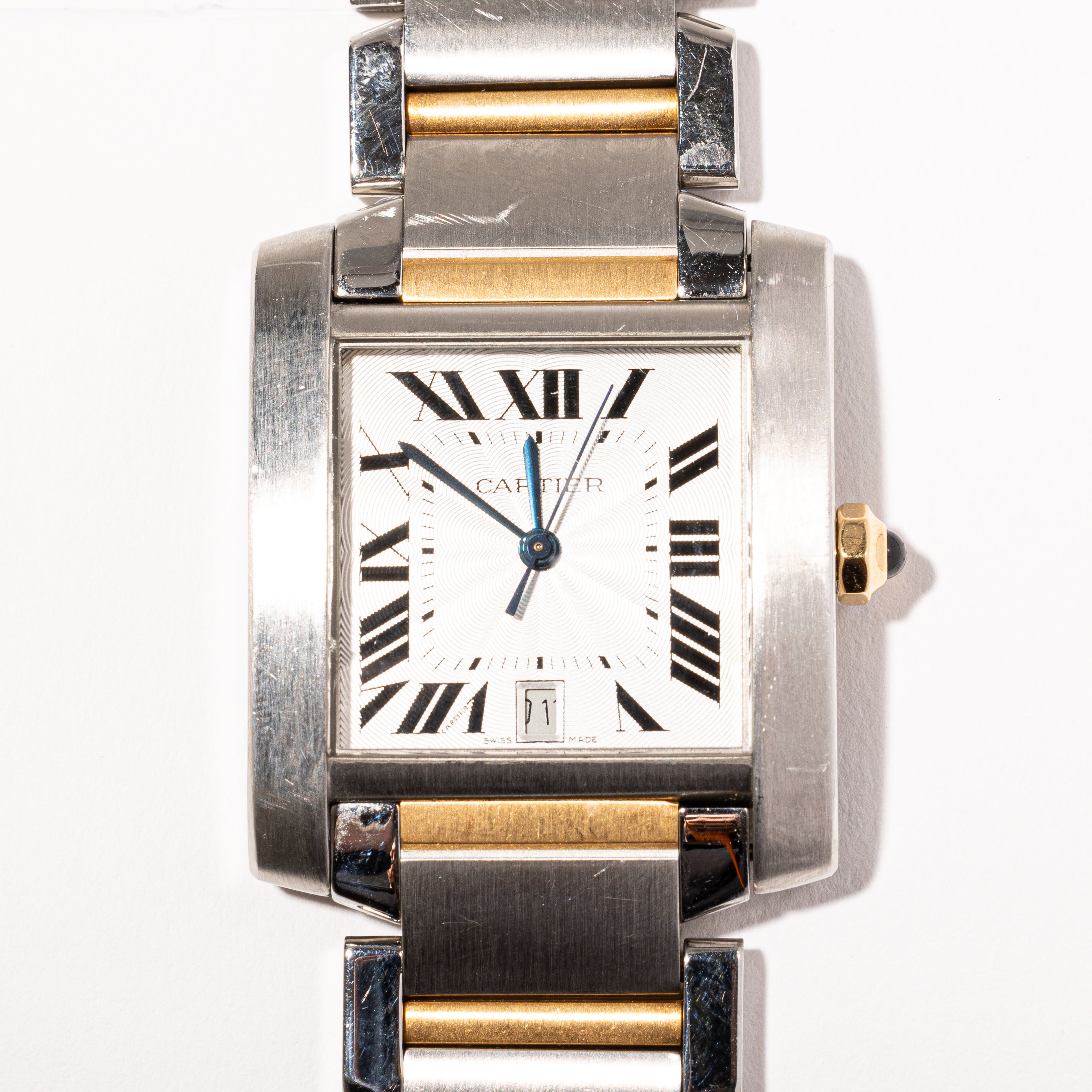 Cartier' Tank Francaise 2302 Watch | Yellow Gold and Stainless Steel |