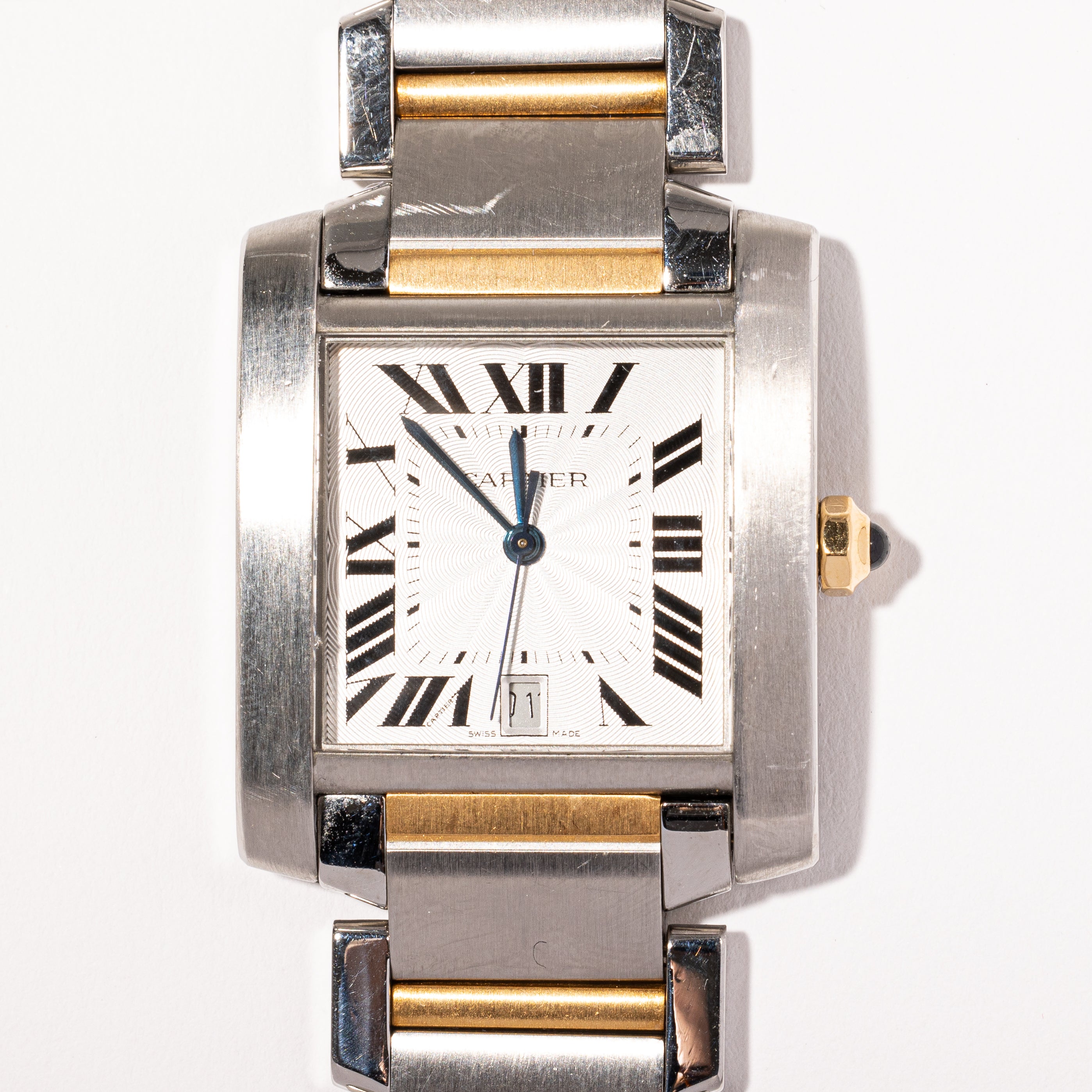 Cartier' Tank Francaise 2302 Watch | Yellow Gold and Stainless Steel |