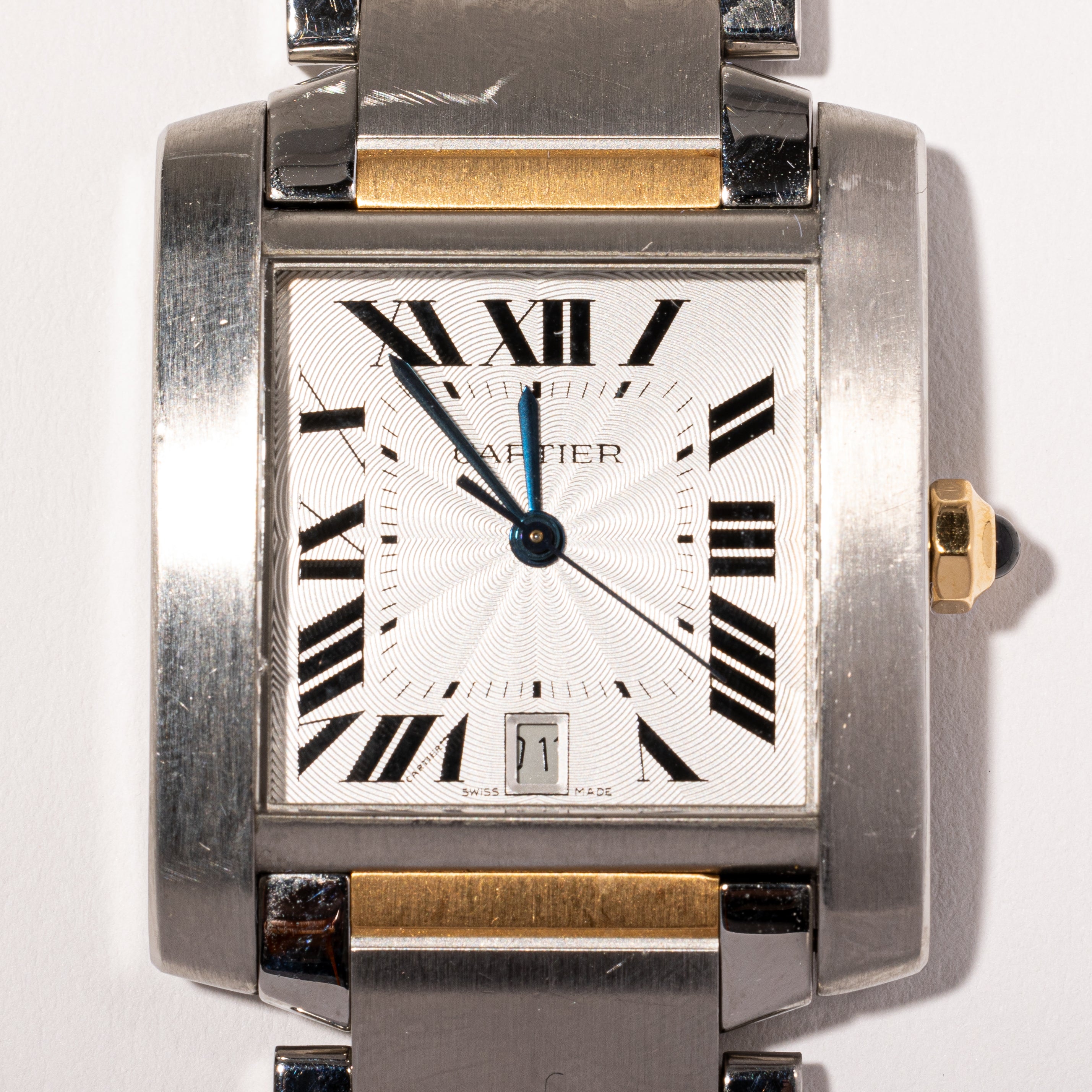 Cartier' Tank Francaise 2302 Watch | Yellow Gold and Stainless Steel |