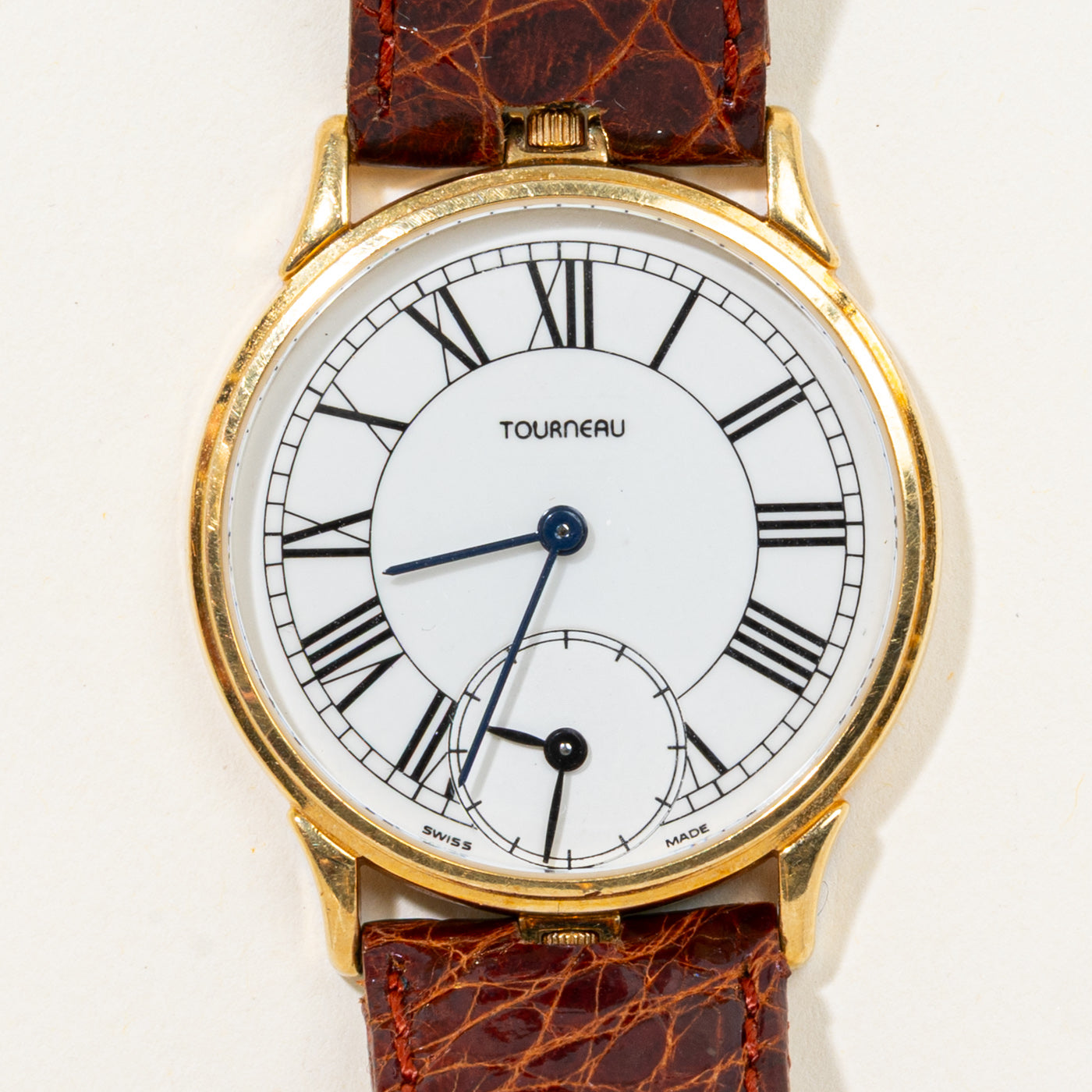 ***À VOIR*** PRIX Montre 'Tourneau' en or jaune 18 carats | 8,5" | 
