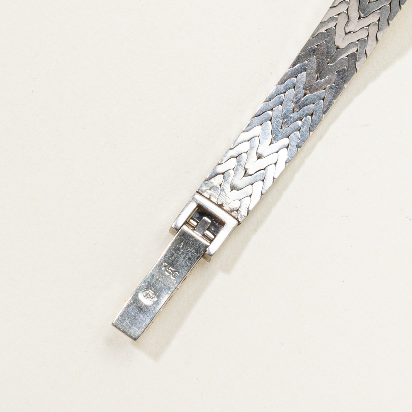 'Bulova' Vintage 18k White Gold Diamond Cocktail Watch | 0.84ctw | 6.75" |