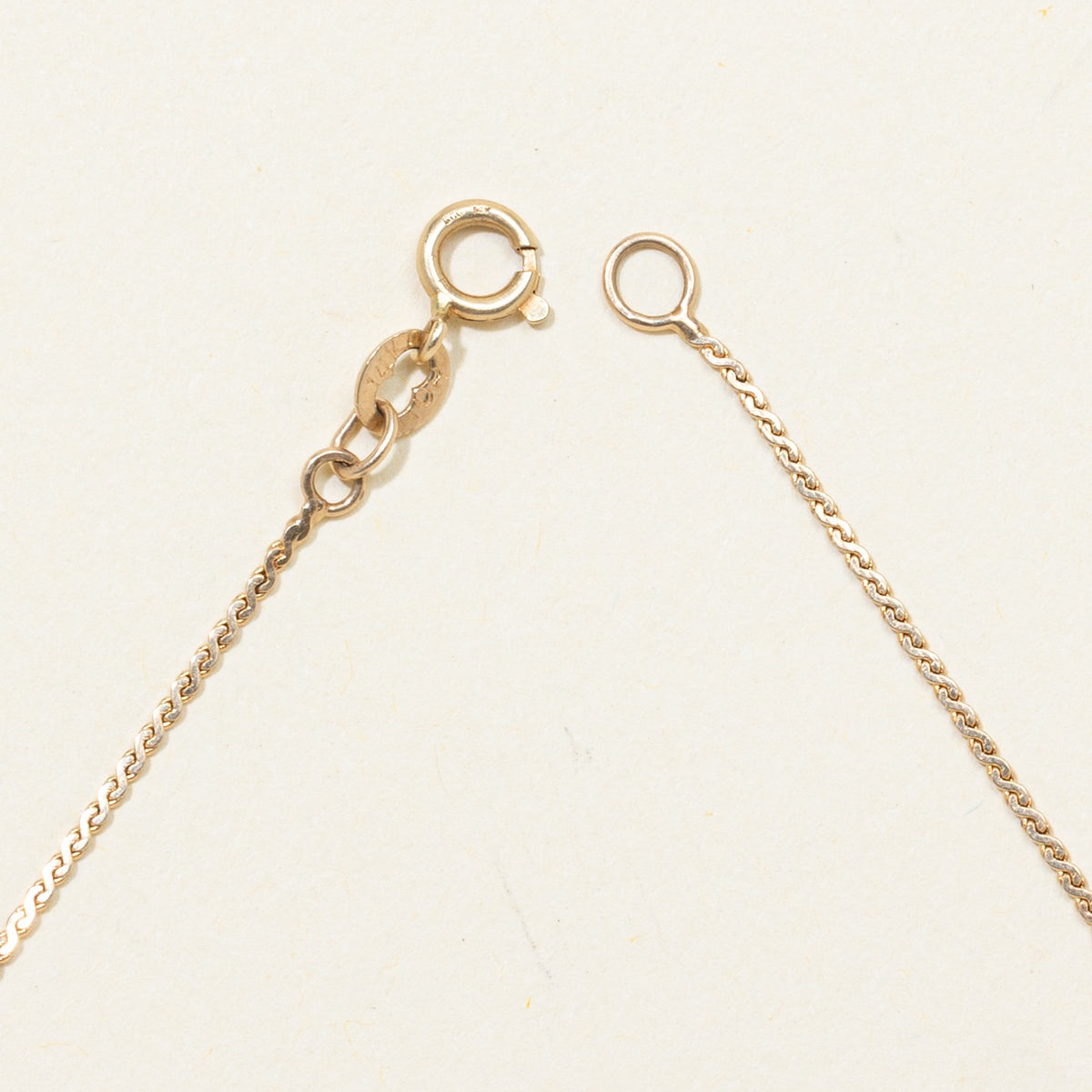 14k Two Tone Diamond Column Triangle Bracelet | 8mm | 7.25"