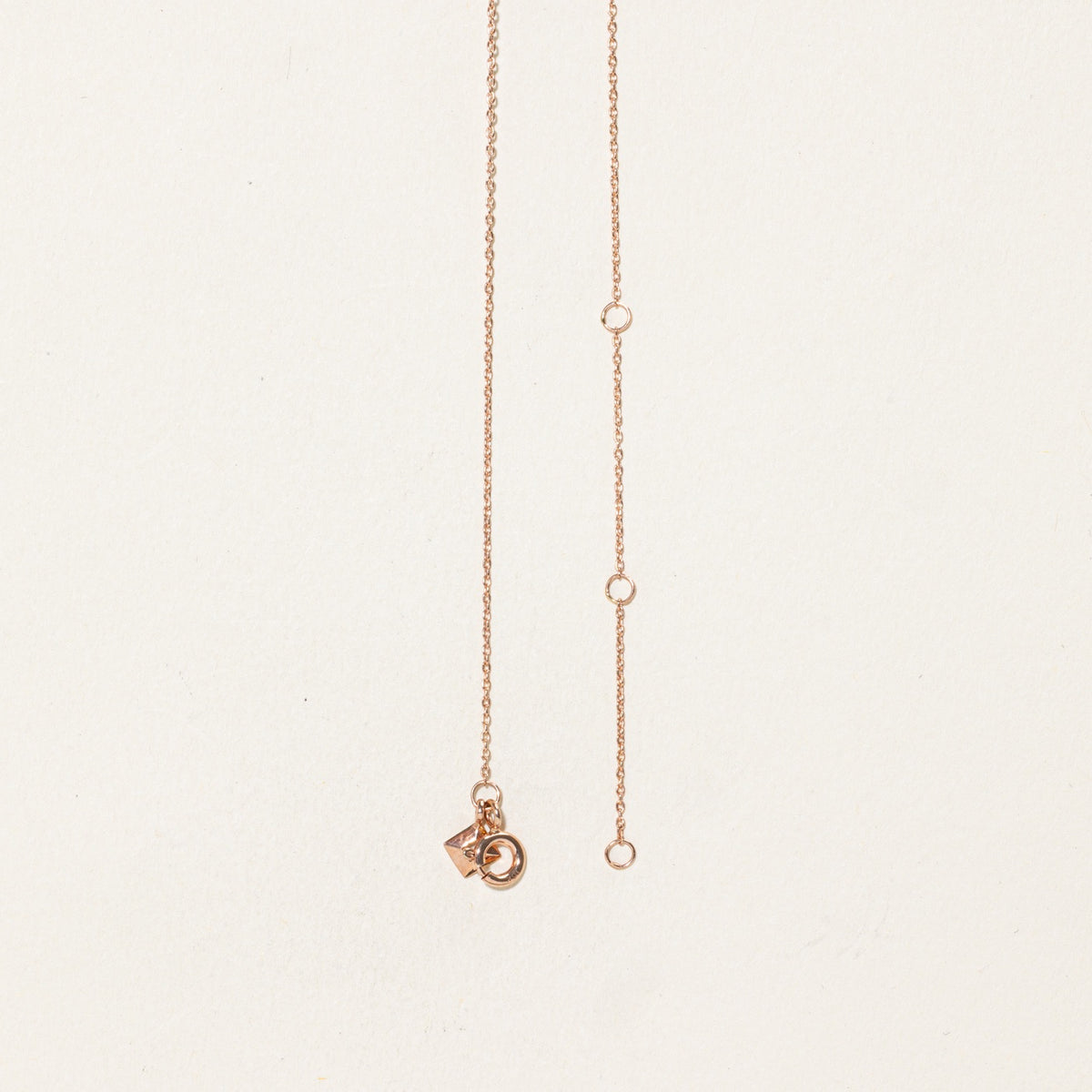 10k Rose Gold Diamond Dragonfly Pendant Necklace | 17"