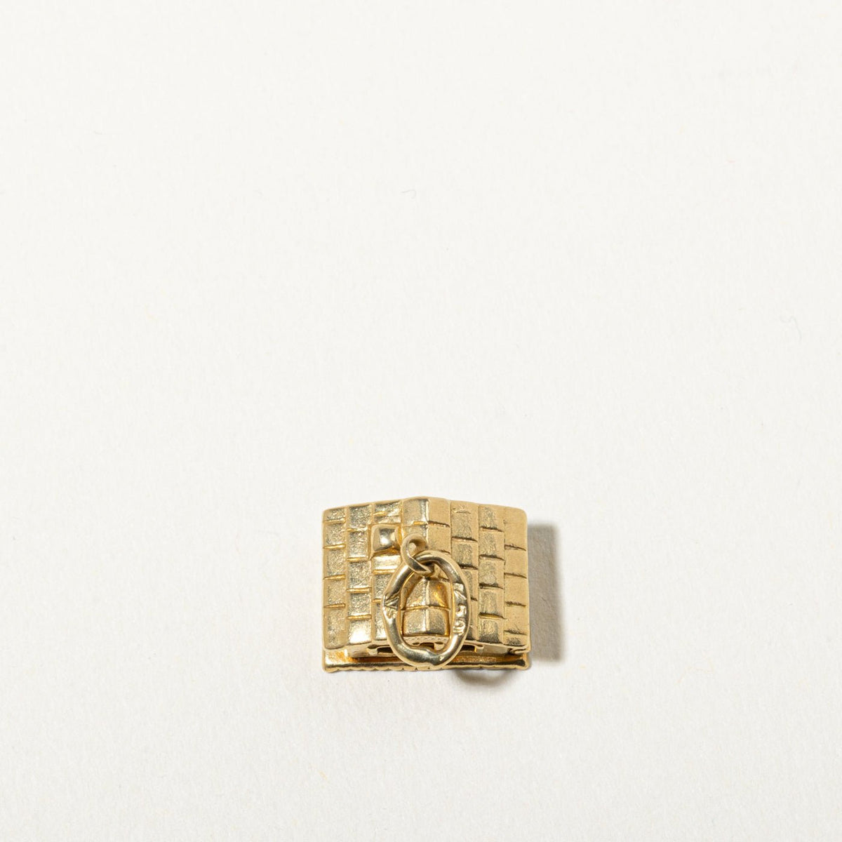 18k Yellow Gold Chalet with Heart Charm