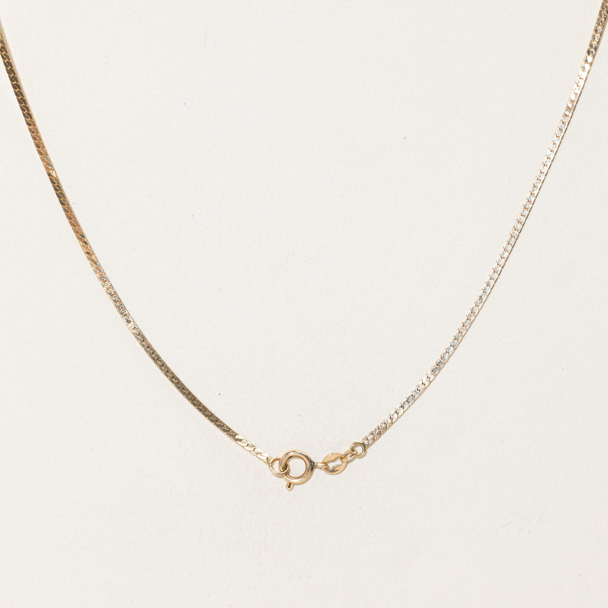 14k Diamond Open Rectangle Bar Pendant Necklace | 17"